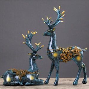 Living room crafts lovers deer decorations